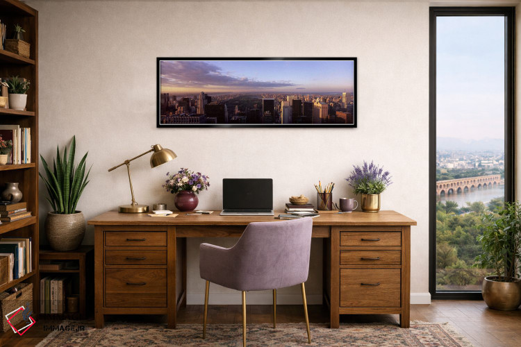 تابلو دکوراتیو Central Park, East Side of Manhattan, New York City, Ne… اثر پانورامیک ایمجز - D2B