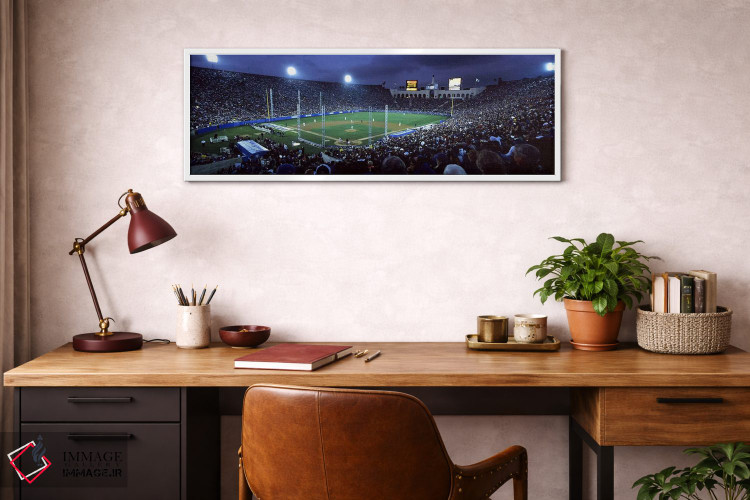 تابلو دکوراتیو Los Angeles Dodgers, Los Angeles Memorial Coliseum, Los… اثر پانورامیک ایمجز - D3W