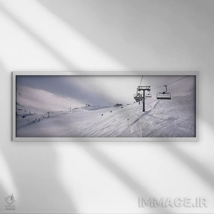 تابلو دکوراتیو Kitzbuhel Alps, Wildschonau, Kufstein, Tyrol, Austria,ت… اثر پانورامیک ایمجز - نمای قابدار سفید