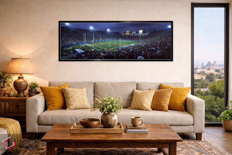 تابلو دکوراتیو Los Angeles Dodgers, Los Angeles Memorial Coliseum, Los… اثر پانورامیک ایمجز - D6B