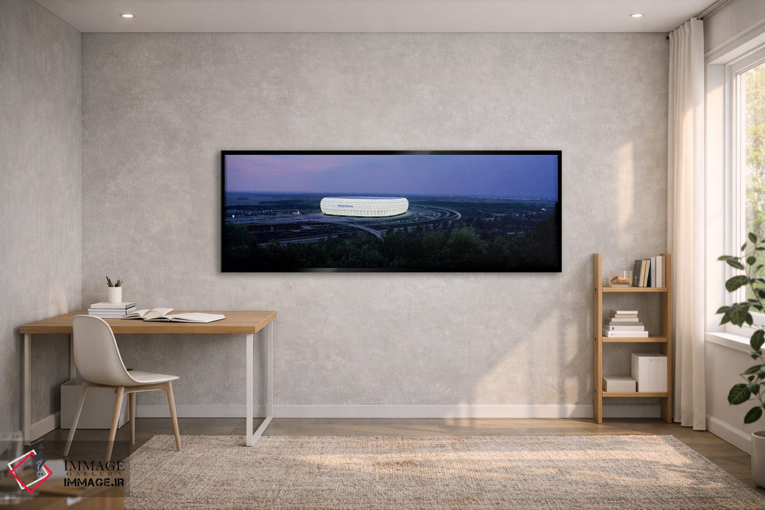 تابلو دکوراتیو Allianz Arena, Munich, Bavaria, Germany,استادیوم فوتبال… اثر پانورامیک ایمجز - D2B