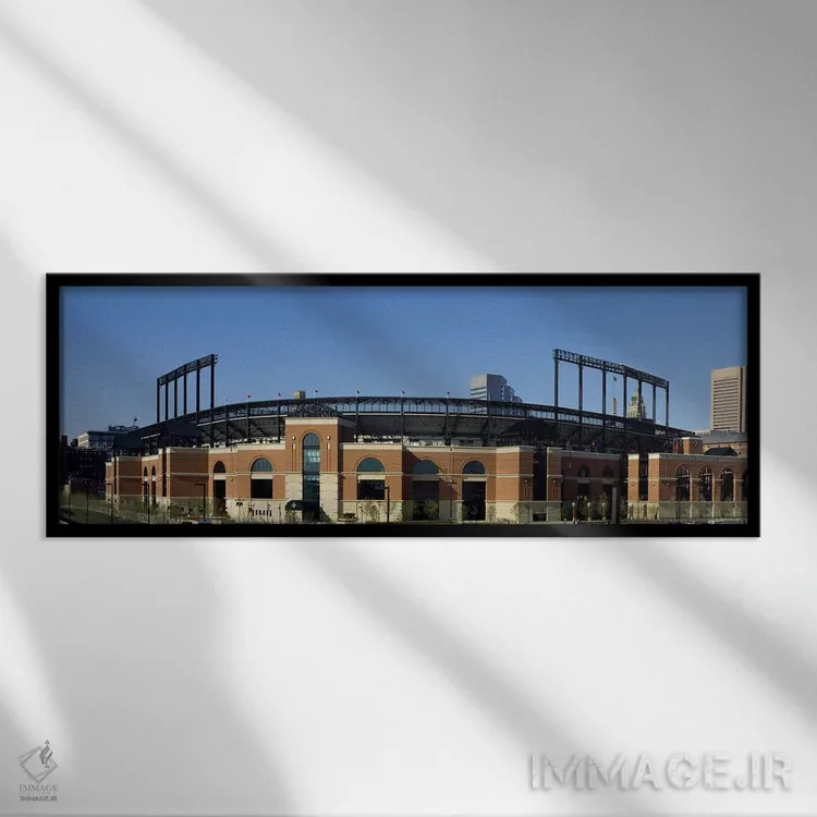 تابلو دکوراتیو Oriole Park at Camden Yards, Baltimore, Maryland, USA,و… اثر پانورامیک ایمجز - نمای قابدار مشکی