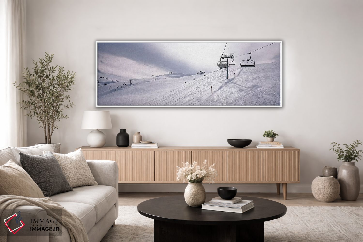 تابلو دکوراتیو Kitzbuhel Alps, Wildschonau, Kufstein, Tyrol, Austria,ت… اثر پانورامیک ایمجز - D4W