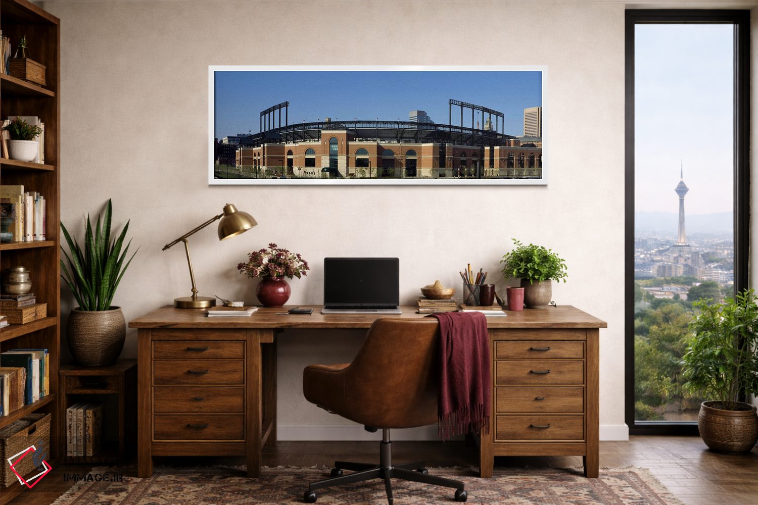 تابلو دکوراتیو Oriole Park at Camden Yards, Baltimore, Maryland, USA,و… اثر پانورامیک ایمجز - D1W