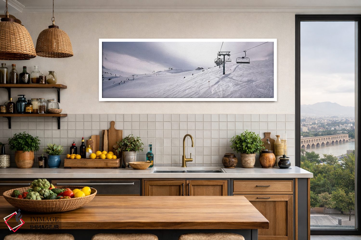 تابلو دکوراتیو Kitzbuhel Alps, Wildschonau, Kufstein, Tyrol, Austria,ت… اثر پانورامیک ایمجز - D5W