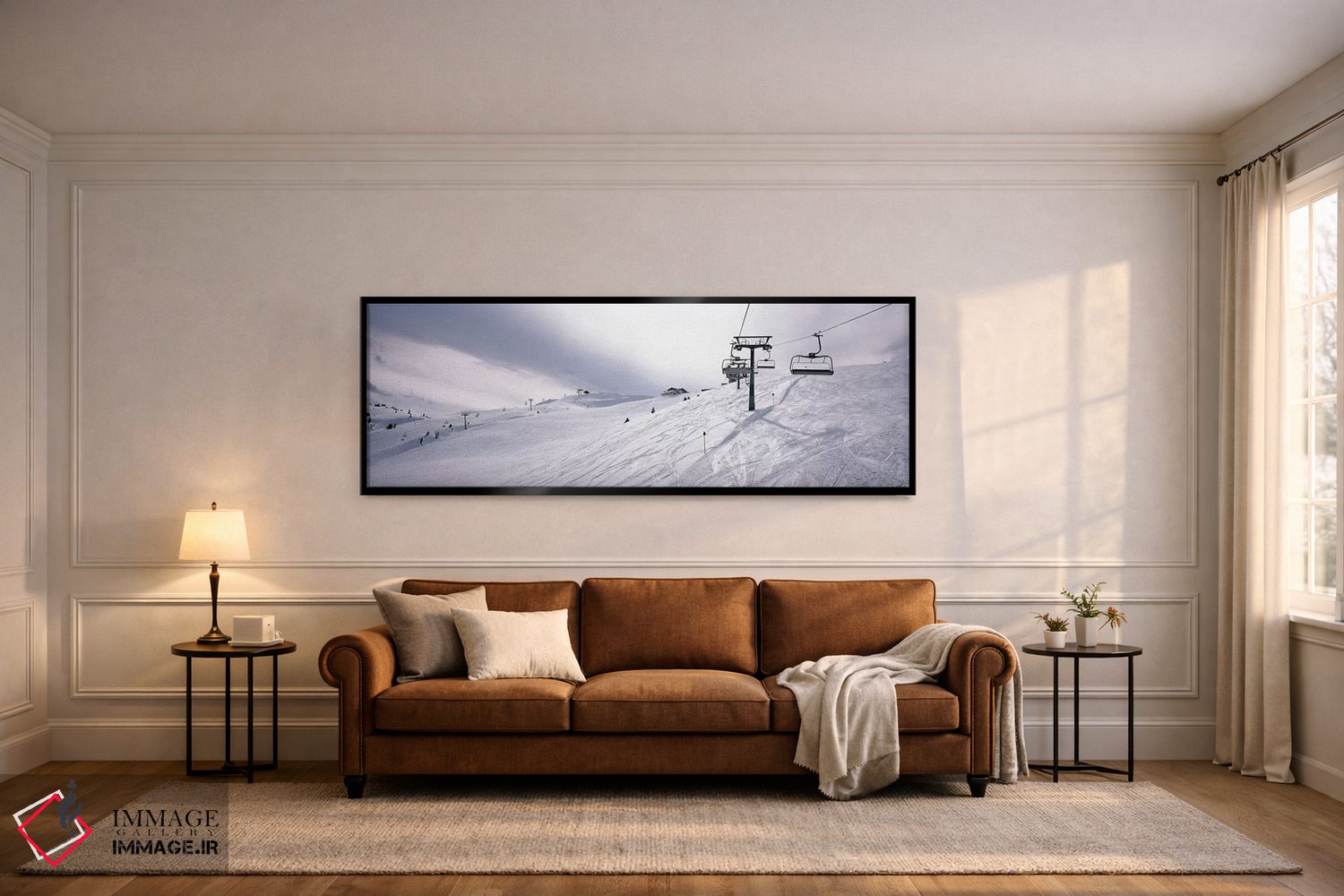 تابلو دکوراتیو Kitzbuhel Alps, Wildschonau, Kufstein, Tyrol, Austria,ت… اثر پانورامیک ایمجز - D6B