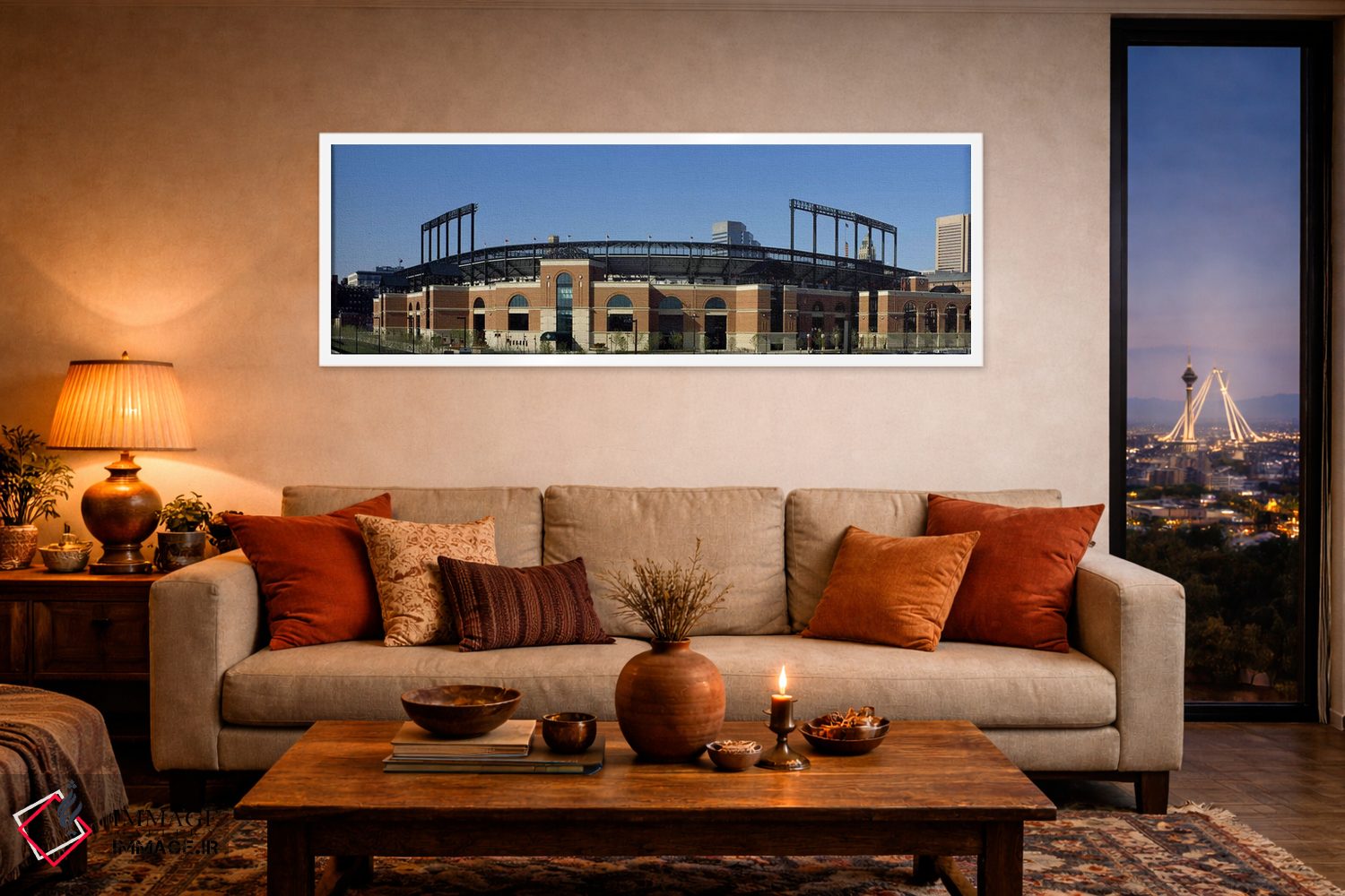 تابلو دکوراتیو Oriole Park at Camden Yards, Baltimore, Maryland, USA,و… اثر پانورامیک ایمجز - D3W