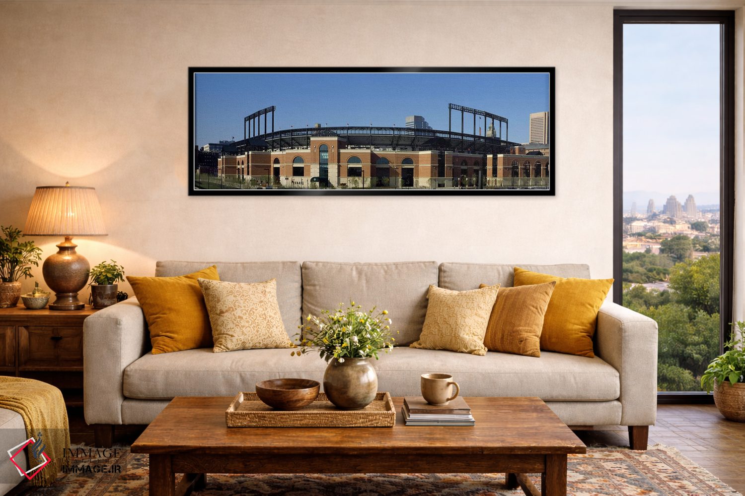 تابلو دکوراتیو Oriole Park at Camden Yards, Baltimore, Maryland, USA,و… اثر پانورامیک ایمجز - D5B