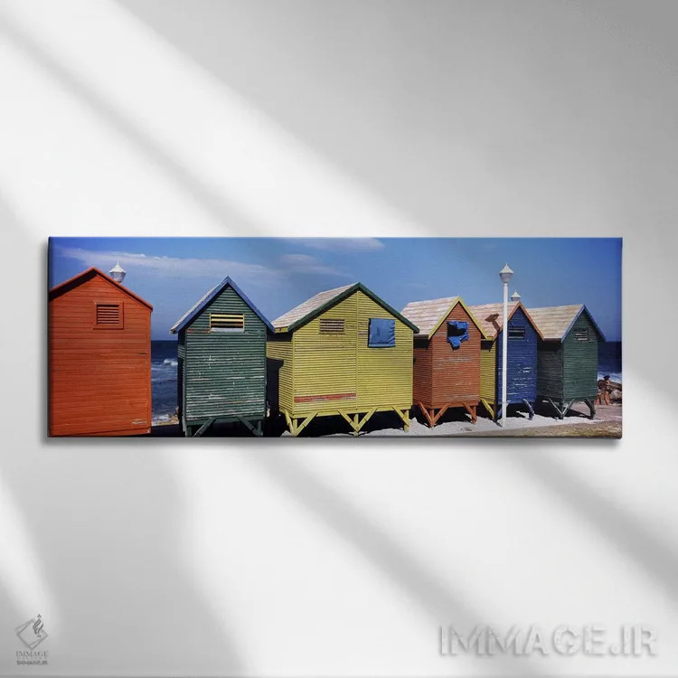 تابلو دکوراتیو St. James Beach, Cape Town, Western Cape Province, Sout… اثر پانورامیک ایمجز - نمای روبهرو روی دیوار
