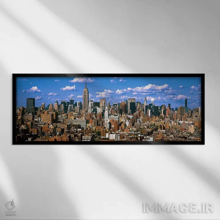تابلو دکوراتیو Midtown Manhattan, Manhattan, New York City, New York S… اثر پانورامیک ایمجز - نمای قابدار مشکی