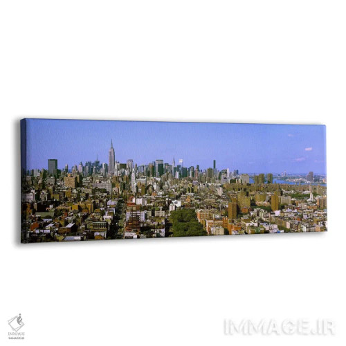 تابلو دکوراتیو New York City, New York State, USA,نمای ۱۸۰ درجه ای از… اثر پانورامیک ایمجز - نمای پرسپکتیو محصول