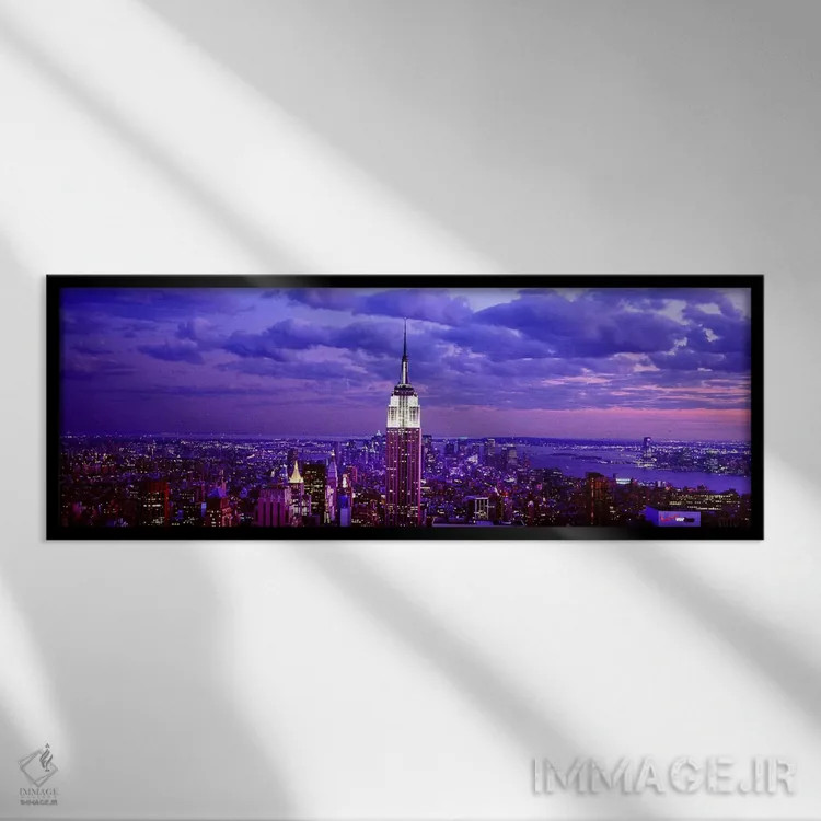 تابلو دکوراتیو Rockefeller Center, Midtown Manhattan, Manhattan, New Y… اثر پانورامیک ایمجز - نمای قابدار مشکی