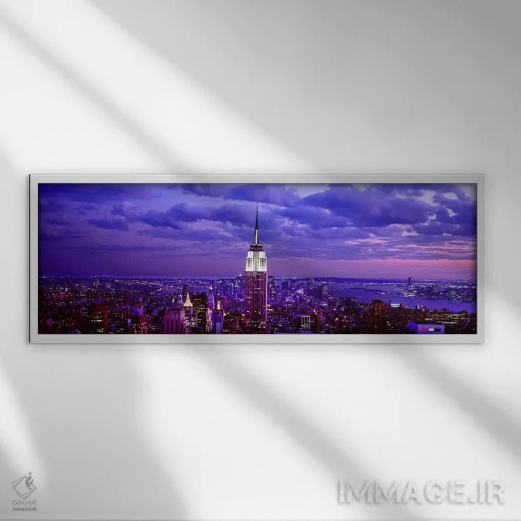 تابلو دکوراتیو Rockefeller Center, Midtown Manhattan, Manhattan, New Y… اثر پانورامیک ایمجز - نمای قابدار سفید