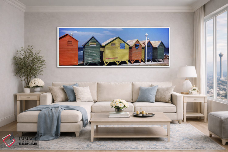تابلو دکوراتیو St. James Beach, Cape Town, Western Cape Province, Sout… اثر پانورامیک ایمجز - D4W