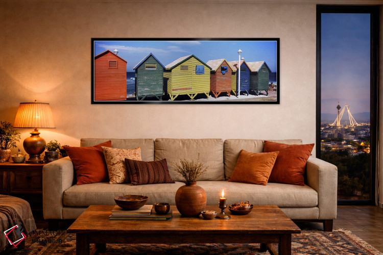 تابلو دکوراتیو St. James Beach, Cape Town, Western Cape Province, Sout… اثر پانورامیک ایمجز - D5B