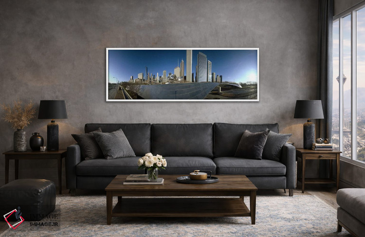تابلو دکوراتیو Millennium Park, Jay Pritzker Pavilion, Lake Shore Driv… اثر پانورامیک ایمجز - D4W