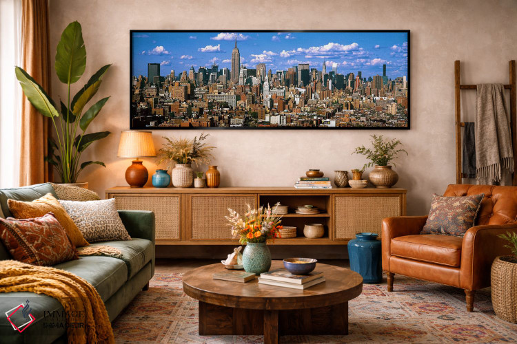 تابلو دکوراتیو Midtown Manhattan, Manhattan, New York City, New York S… اثر پانورامیک ایمجز - D3B