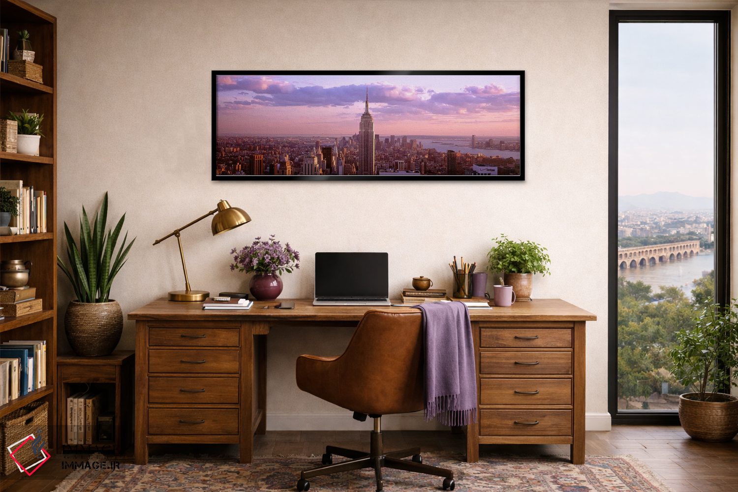 تابلو دکوراتیو Rockefeller Center, Midtown Manhattan, Manhattan, New Y… اثر پانورامیک ایمجز - D3B