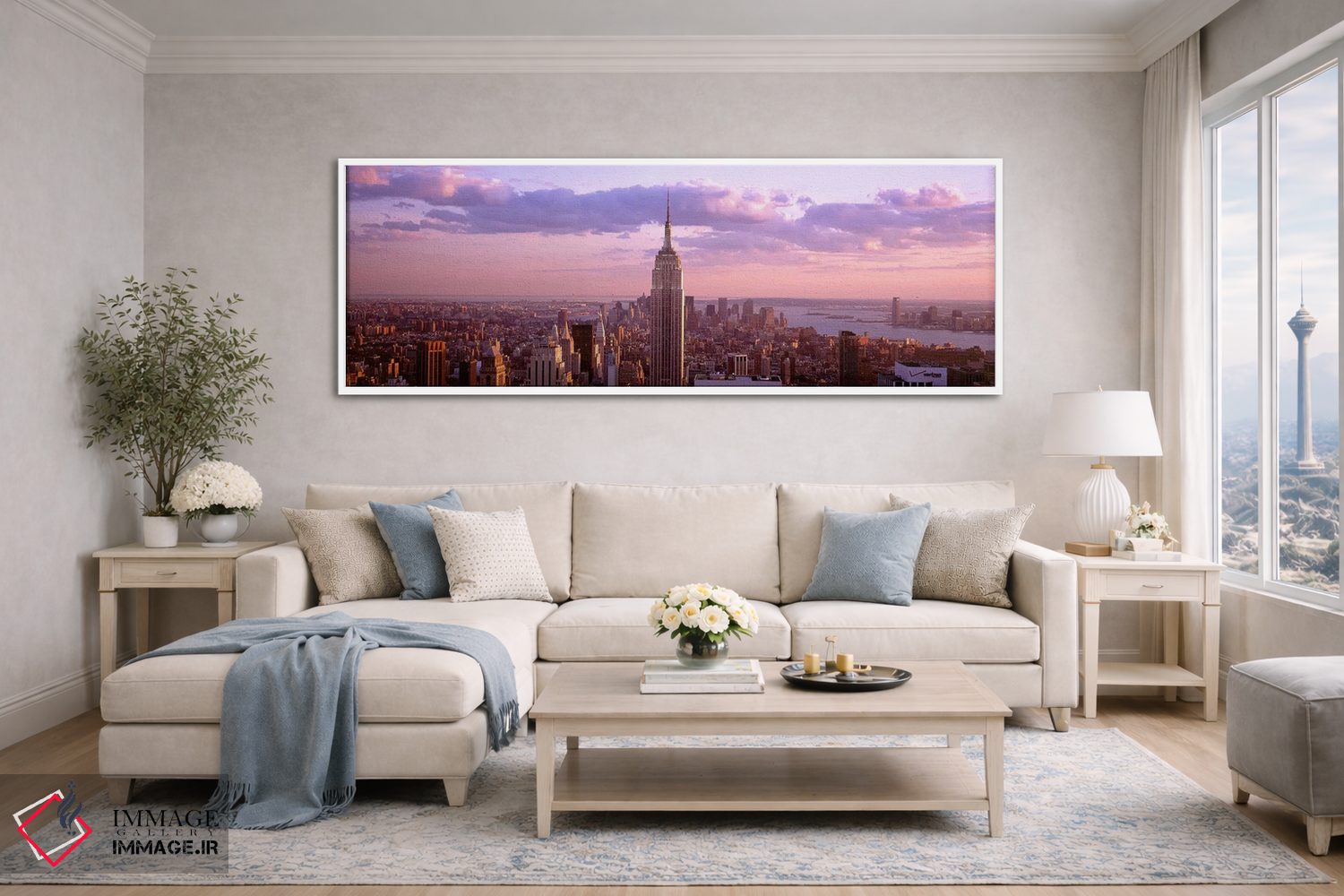 تابلو دکوراتیو Rockefeller Center, Midtown Manhattan, Manhattan, New Y… اثر پانورامیک ایمجز - D4W
