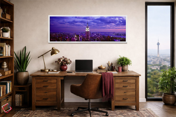 تابلو دکوراتیو Rockefeller Center, Midtown Manhattan, Manhattan, New Y… اثر پانورامیک ایمجز - D1W