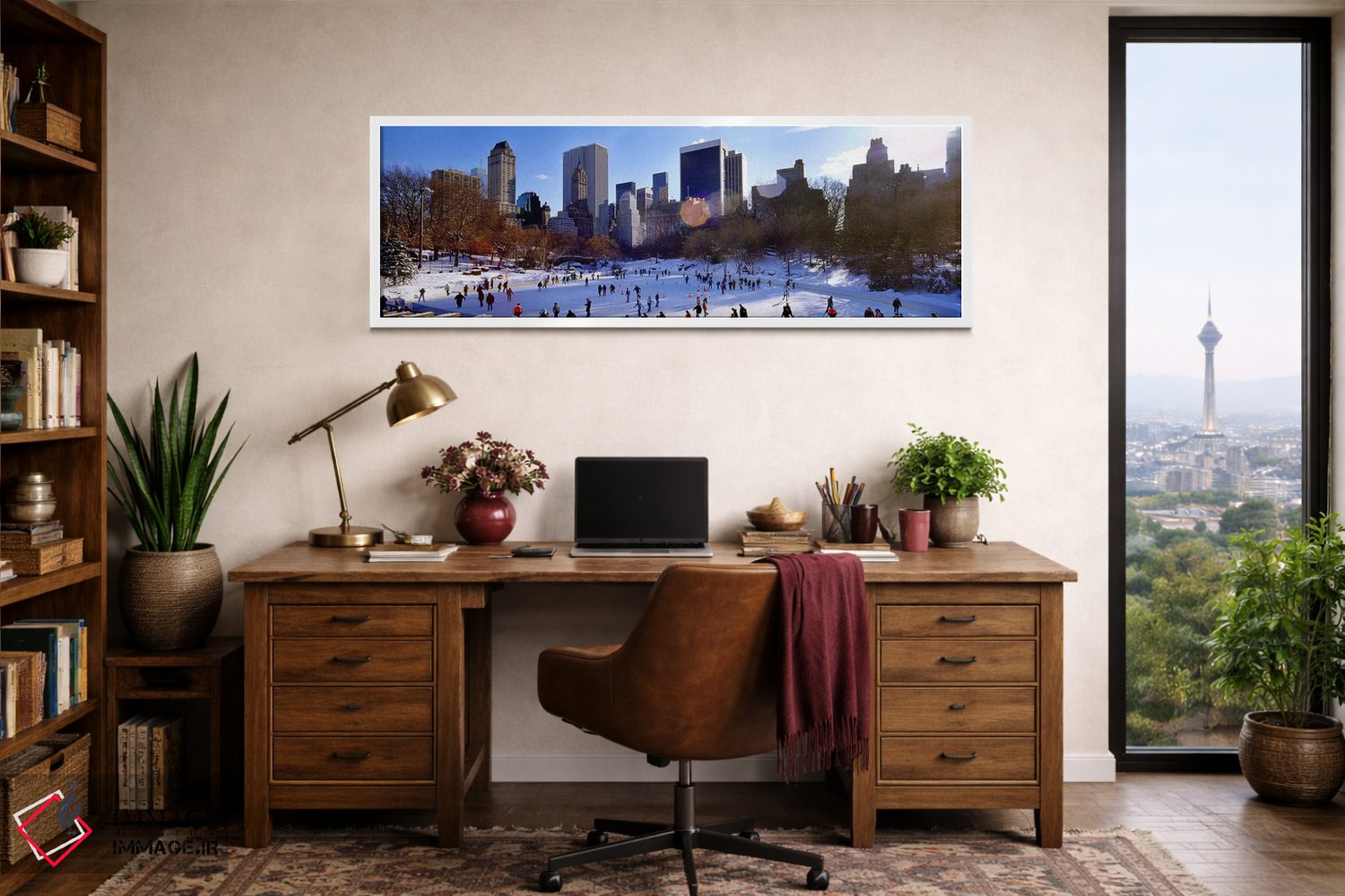 تابلو دکوراتیو Wollman Rink, Central Park, Manhattan, New York City, N… اثر پانورامیک ایمجز - D1W