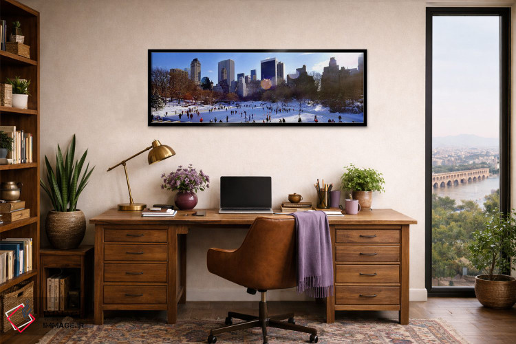 تابلو دکوراتیو Wollman Rink, Central Park, Manhattan, New York City, N… اثر پانورامیک ایمجز - D2B