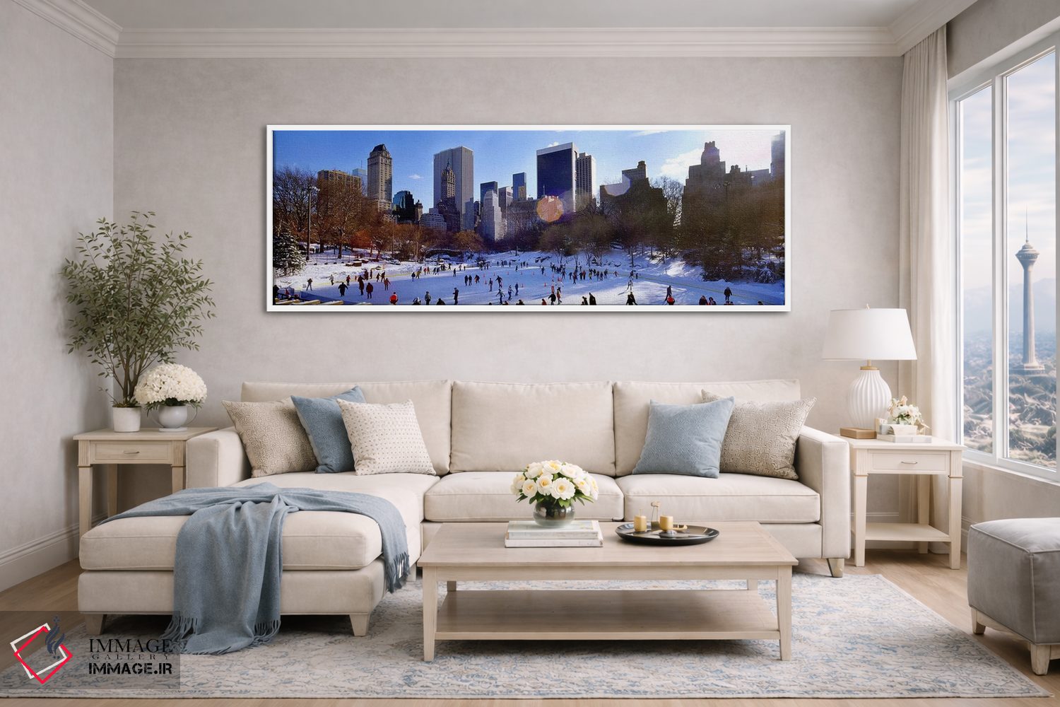 تابلو دکوراتیو Wollman Rink, Central Park, Manhattan, New York City, N… اثر پانورامیک ایمجز - D4W