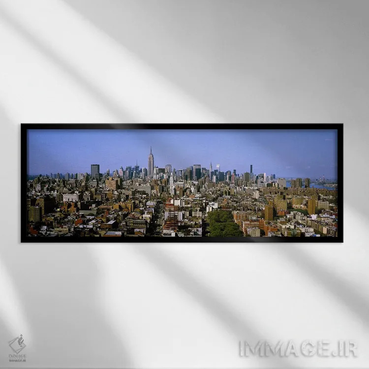 تابلو دکوراتیو New York City, New York State, USA #5,نمای هوایی شهر، ن… اثر پانورامیک ایمجز - نمای قابدار مشکی