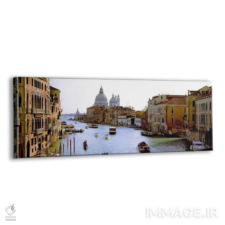 تابلو دکوراتیو Grand Canal, Venice, Veneto, Italy,قایق ها در کانال با… اثر پانورامیک ایمجز - نمای پرسپکتیو محصول