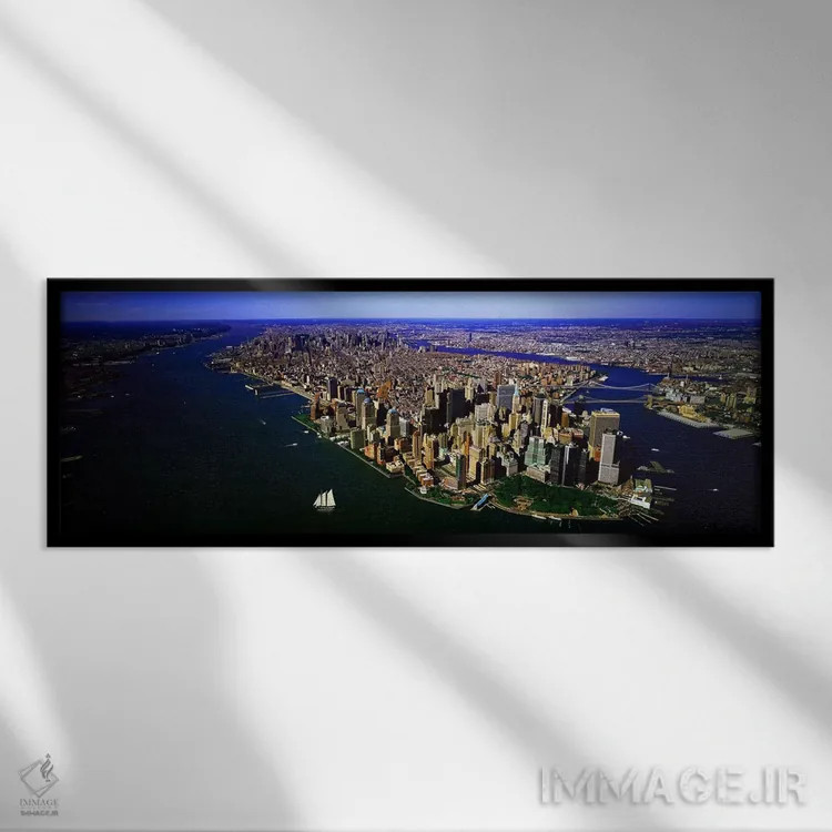 تابلو دکوراتیو New York City, New York State, USA #6,نمای هوایی شهر، ن… اثر پانورامیک ایمجز - نمای قابدار مشکی