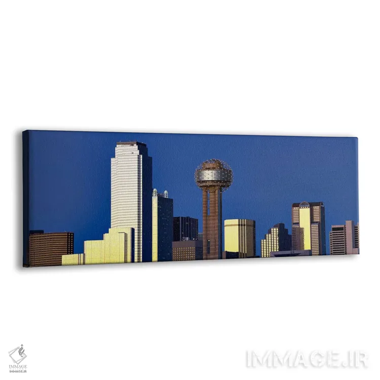 تابلو دکوراتیو Reunion Tower, Dallas, Texas, USA,آسمان خراش ها در شهر… اثر پانورامیک ایمجز - نمای پرسپکتیو محصول