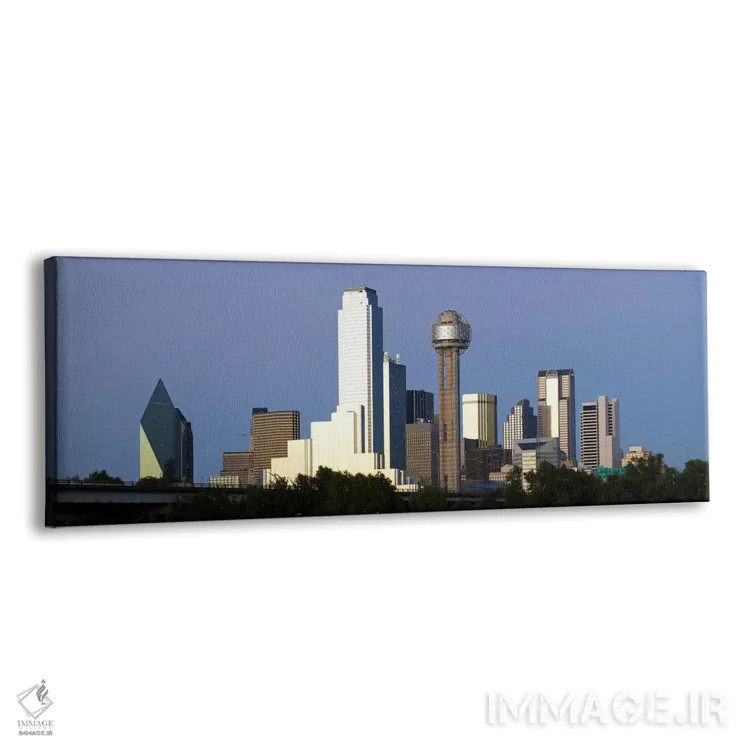 تابلو دکوراتیو Reunion Tower, Dallas, Texas, USA #2,آسمان خراش ها در ش… اثر پانورامیک ایمجز - نمای پرسپکتیو محصول