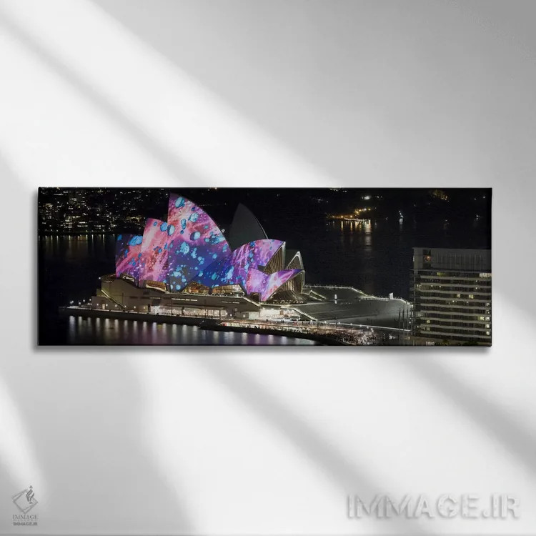 تابلو دکوراتیو Sydney Opera House, Sydney, New South Wales, Australia… اثر پانورامیک ایمجز - نمای روبهرو روی دیوار