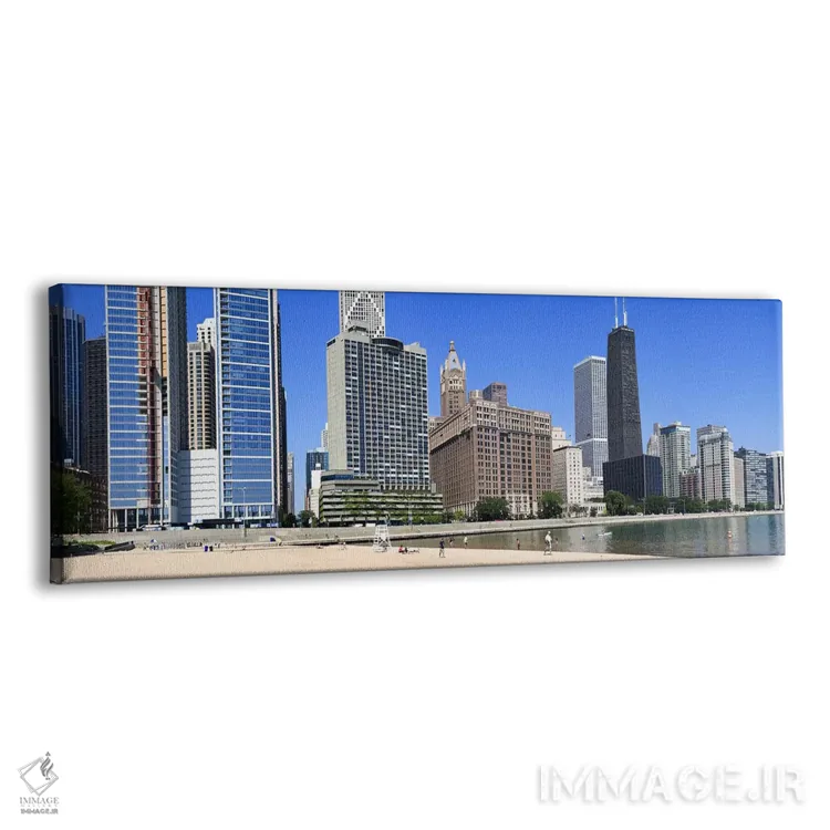 تابلو دکوراتیو Ohio Street Beach, Lake Shore Drive, Lake Michigan, Chi… اثر پانورامیک ایمجز - نمای پرسپکتیو محصول