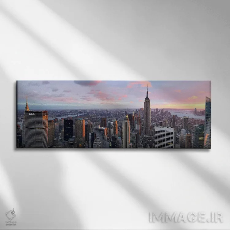 تابلو دکوراتیو Midtown Manhattan, Manhattan, New York City, New York S… اثر پانورامیک ایمجز - نمای روبهرو روی دیوار