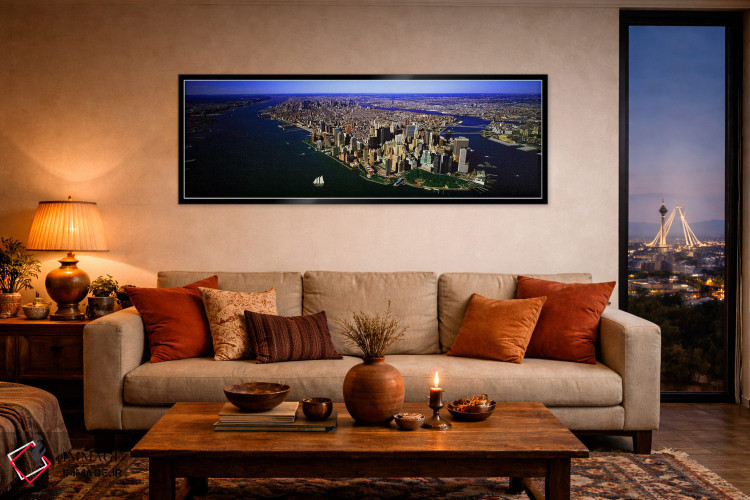 تابلو دکوراتیو New York City, New York State, USA #6,نمای هوایی شهر، ن… اثر پانورامیک ایمجز - D5B
