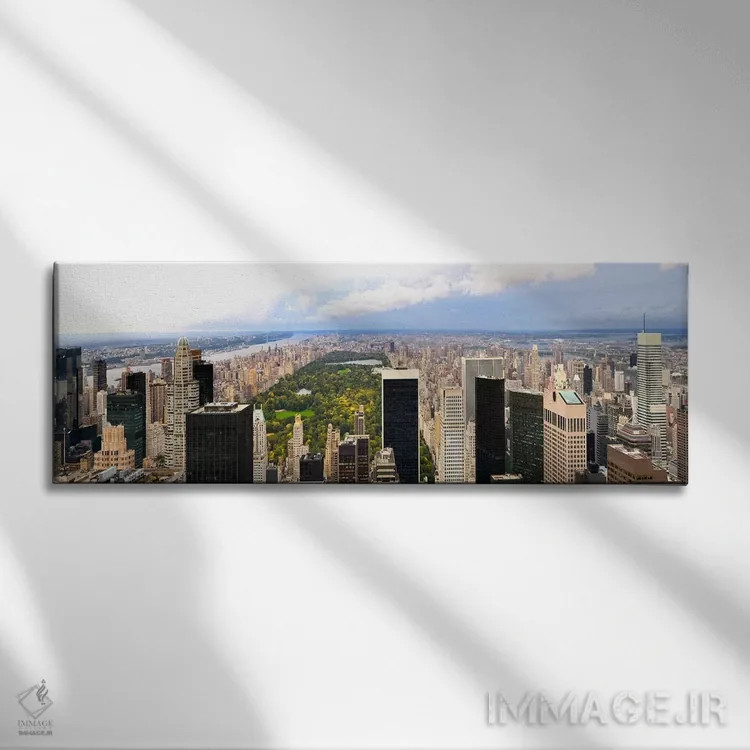 تابلو دکوراتیو Central Park, Upper Manhattan, Manhattan, New York City… اثر پانورامیک ایمجز - نمای روبهرو روی دیوار