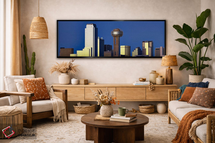 تابلو دکوراتیو Reunion Tower, Dallas, Texas, USA,آسمان خراش ها در شهر… اثر پانورامیک ایمجز - D3B