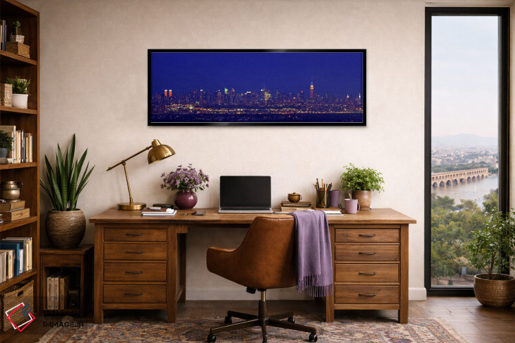 تابلو دکوراتیو Upper Manhattan, Manhattan, New York City, New York Sta… اثر پانورامیک ایمجز - D3B