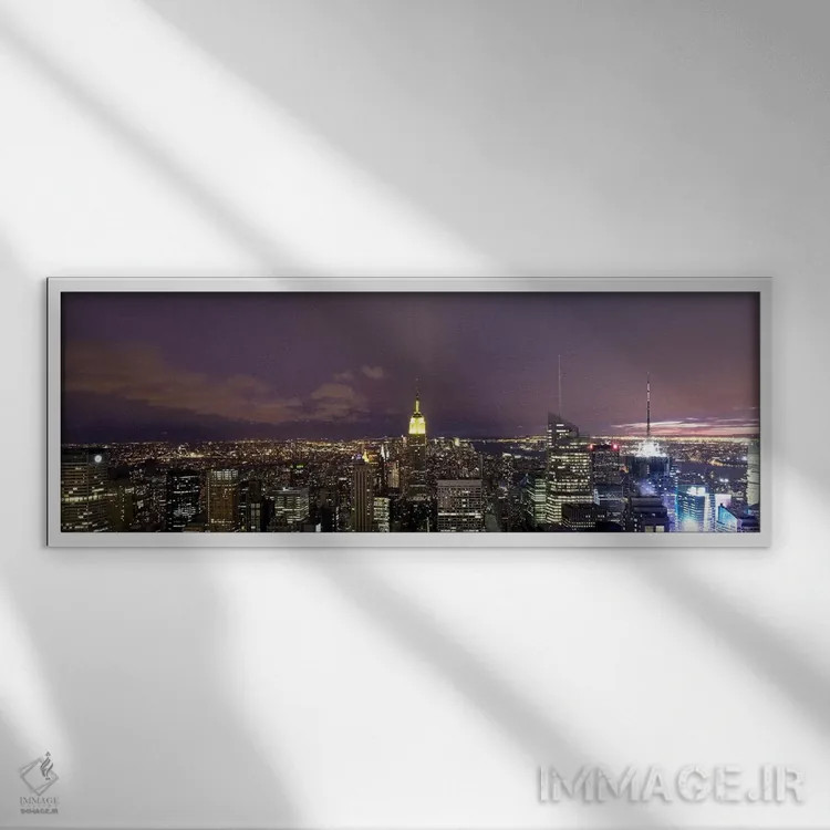 تابلو دکوراتیو Midtown Manhattan, Manhattan, New York City, New York S… اثر پانورامیک ایمجز - نمای قابدار سفید