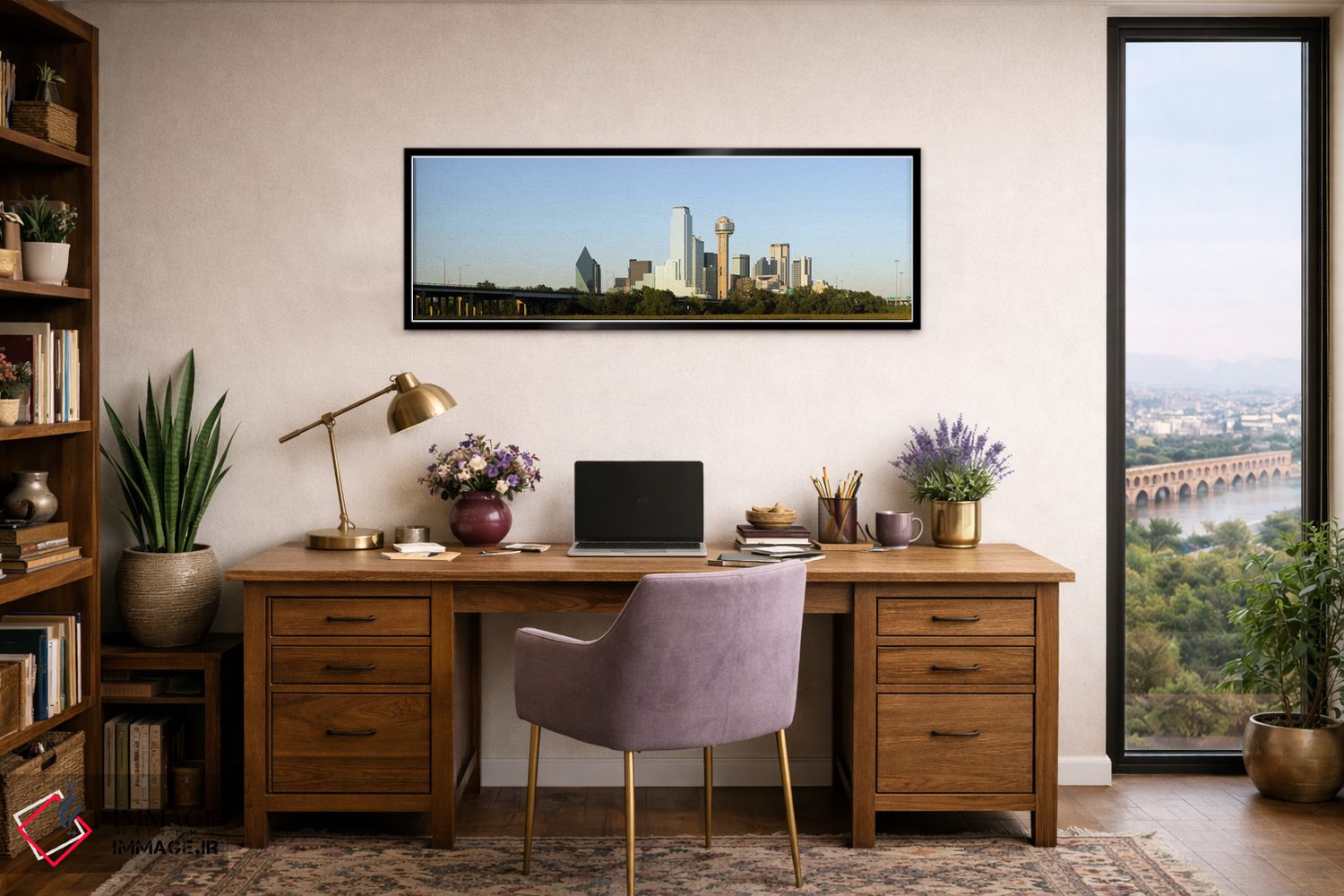 تابلو دکوراتیو Reunion Tower, Dallas, Texas, USA #4,آسمان خراش ها در ش… اثر پانورامیک ایمجز - D2B