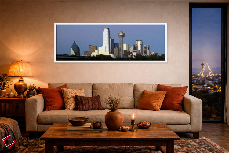 تابلو دکوراتیو Reunion Tower, Dallas, Texas, USA #2,آسمان خراش ها در ش… اثر پانورامیک ایمجز - D4W