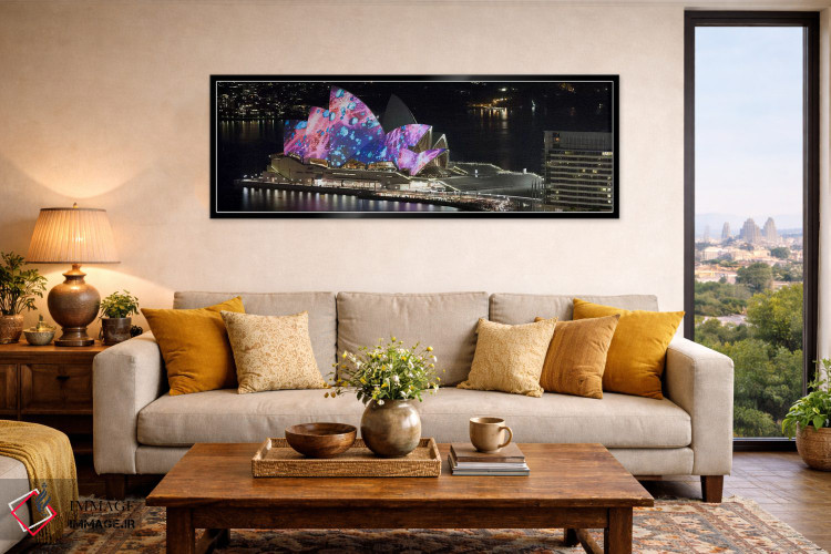 تابلو دکوراتیو Sydney Opera House, Sydney, New South Wales, Australia… اثر پانورامیک ایمجز - D6B