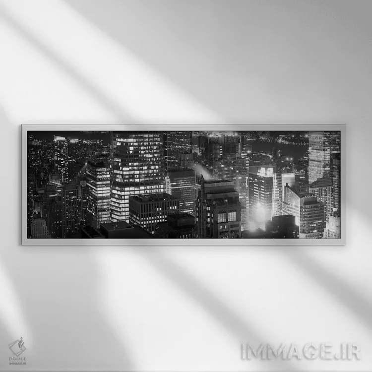 تابلو دکوراتیو Midtown Manhattan, Manhattan, New York City, New York S… اثر پانورامیک ایمجز - نمای قابدار سفید