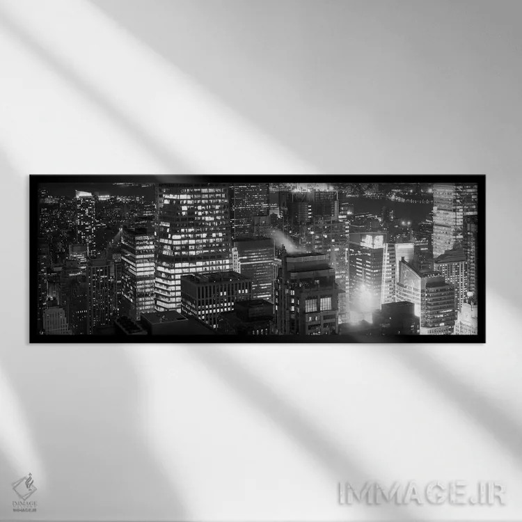 تابلو دکوراتیو Midtown Manhattan, Manhattan, New York City, New York S… اثر پانورامیک ایمجز - نمای قابدار مشکی