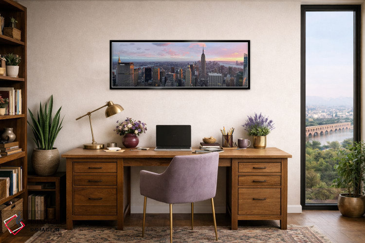 تابلو دکوراتیو Midtown Manhattan, Manhattan, New York City, New York S… اثر پانورامیک ایمجز - D2B