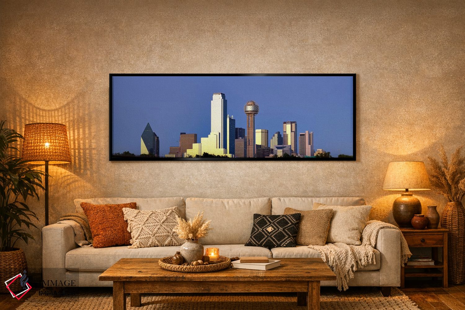 تابلو دکوراتیو Reunion Tower, Dallas, Texas, USA #6,آسمان خراش ها در ش… اثر پانورامیک ایمجز - D6B