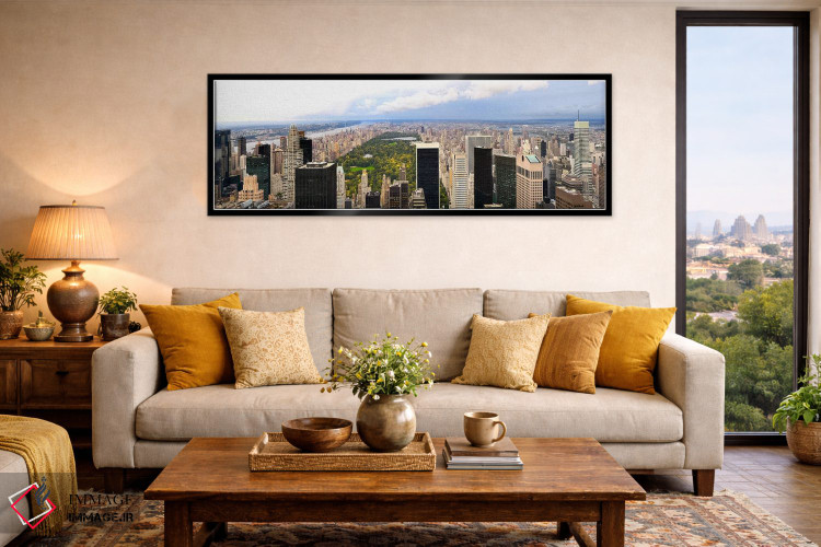 تابلو دکوراتیو Central Park, Upper Manhattan, Manhattan, New York City… اثر پانورامیک ایمجز - D6B
