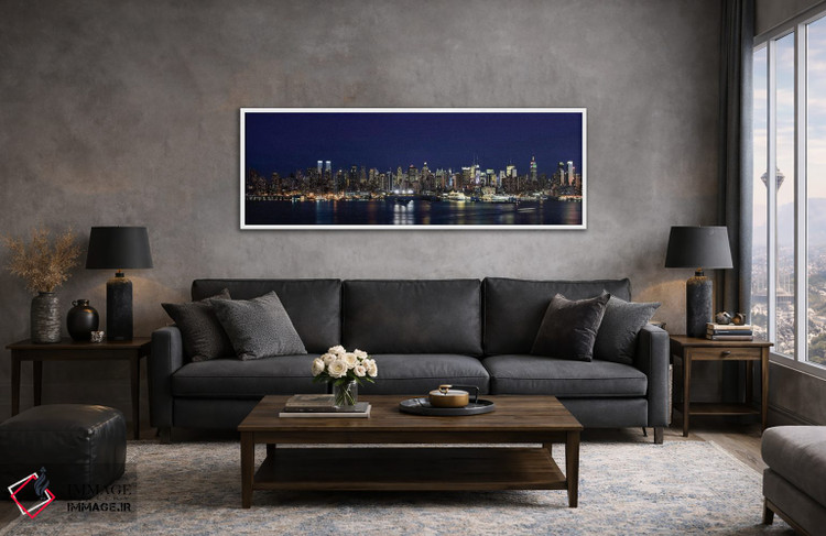 تابلو دکوراتیو New York City, New York,میدتاون منهتن، نیویورک، ایالت ن… اثر پانورامیک ایمجز - D4W