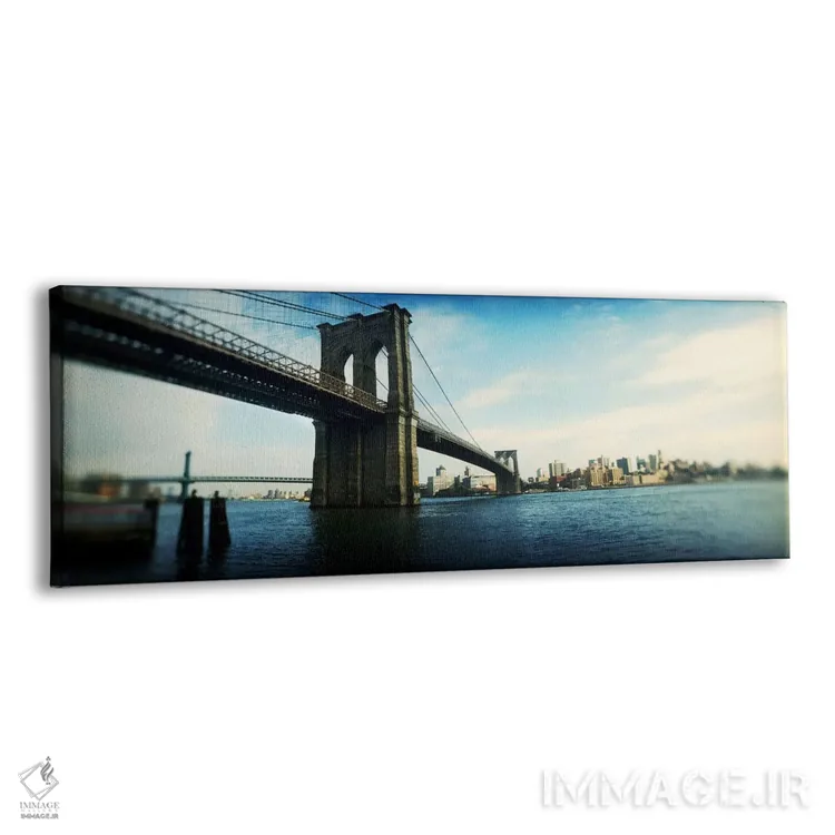 تابلو دکوراتیو Brooklyn Bridge, East River, Brooklyn, New York City, N… اثر پانورامیک ایمجز - نمای پرسپکتیو محصول